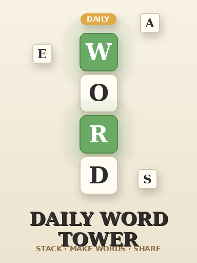 Daily Word Tower