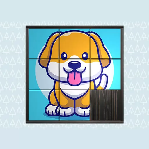 3D Kid Sliding Puzzle